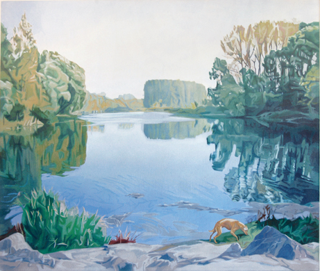  Bodky I (Cove) - 2008, oil on canvas, 100x140cms