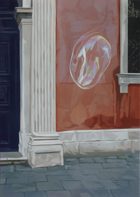 Bublina (Benátky)  - 2002, olej na plátne, 95.5x68cm
