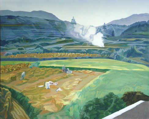 Polia (Čína) - 2006, olej na plátne, 105x130cm