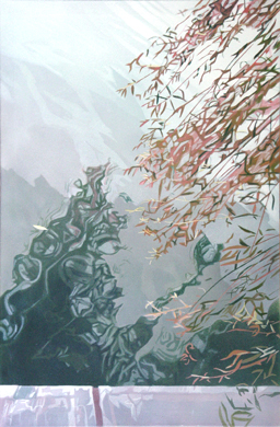 Voda (Park v Hefei) - 2006, olej na plátne, 120x80cm