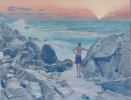  The Boy and the sea - 2014, oil on canvas, 130x100cms