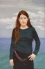  Portrait of Zuzka Hrozienčíková - 1999, oil on canvas, 55x40cms