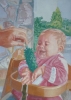 Detska radost (Blanka) - 2010, olej na plátne, 70x50cm